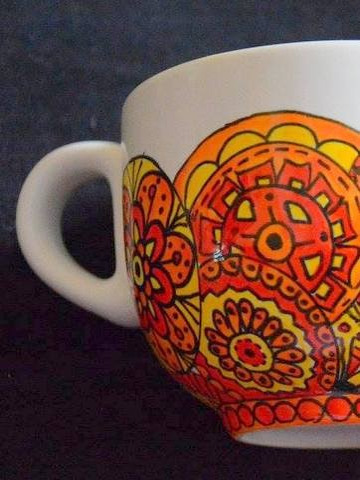 Üveg- és porcelánfestés illusztráció